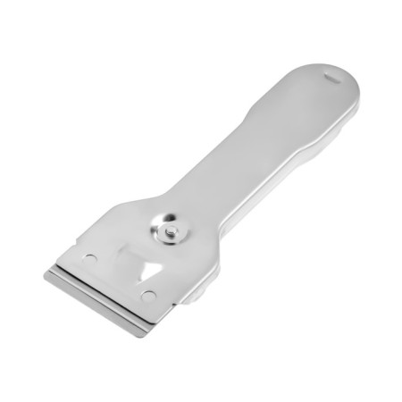 Tundra scraper, all -metal case, stainless steel, fixed blade, 40 mm-3