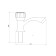 PL3-269F monostering moster, valve, ABS plastic, white