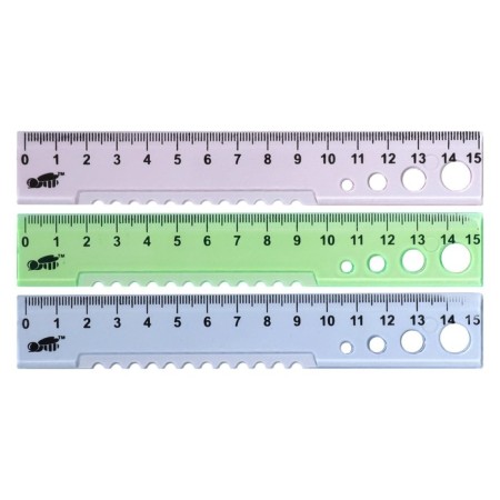 Line 15 cm Calligrata for first -grader, plastic, mix-3