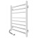 The electric heated towel "Sanprise" Quadro P8, 500x800 mm, left, chrome
