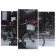 Modular picture "Black and white bike" (2-25x52; 1-30x60) 60x80 cm