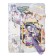 Notebook Gift, A6, 96 sheets, color block, with a curly knife, PVC cover, 3D, "Anime", mix