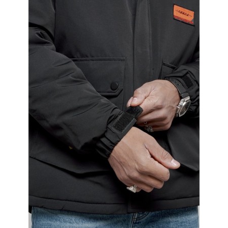 Male Winter jacket, size 56, black color-10