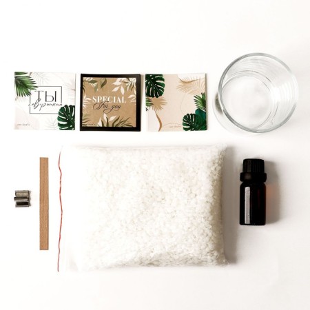 With your own hands. Creating a COCONUT candle, a set for creativity-1