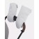 Rant mittens for Nice & Warm stroller, light gray color