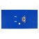 A4, 75 mm, Lamark, PVC, double-sided coating, metal edging, pocket for a spine, collected, blue/blue