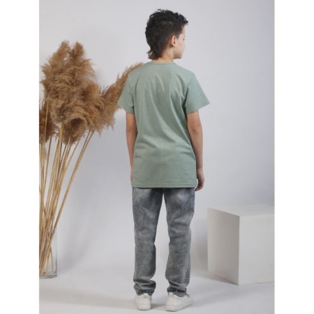 T-shirt teenage, size 38, color light green-2