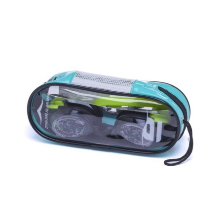 ATEMI M510 swimming glasses, silicone, black/green-4