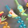 Tubes for cocktail "birds" set 4 pcs, color mix