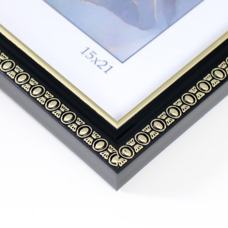 Photo frame Plastic "Kame" 15x21 cm, black-2