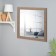 Highlight mirror, in the baguette, dark copper, wall, 50x50 cm