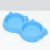 Plastic Double "cat" 25 x 13 x 3.5 cm, blue