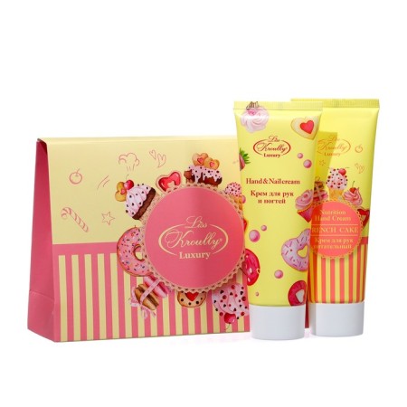 Gift set of Liss Kroully: hand cream, 75 ml + hand cream, 75 ml