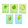 A set of moisturizing, fabric facial masks "Botanika No. 1", 5 pcs