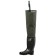 Swamp boots "leopard", PVC boots, size 43, olive color, SB