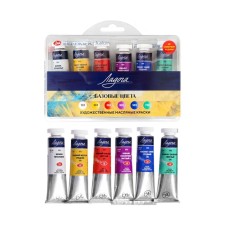 Oil art, set of 6 colors x 18 ml, ZHK 