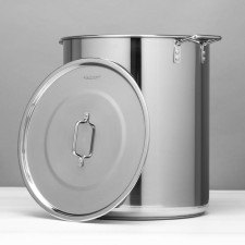 Katun boiler, 50 l, d = 40 cm, h = 45.5 cm, metal cover, with a heat distribution layer, induction
