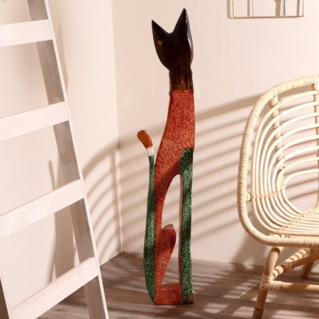 Souvenir tree "Cat in the mirror collar" 80x13x7 cm-3