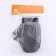 Mitten - comb with metal teeth, gray
