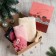 New Year's gift set "Happy New Yar" towel 50x90cm, 30x60cm and accessories (5 subjects)