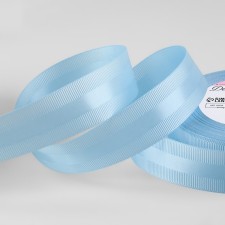The tape is decorative, repression/satin, 25 mm, 18 ± 1 m, blue color