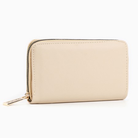 Nazamok wallet, 19x9.5x2 cm, leatherette, beige color-1