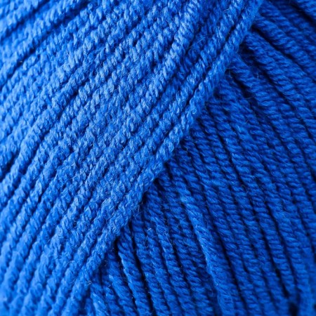Yarn "Cotton Gold" 55% cotton, 45% acrylic, 330m/100g (141 cornflower-2
