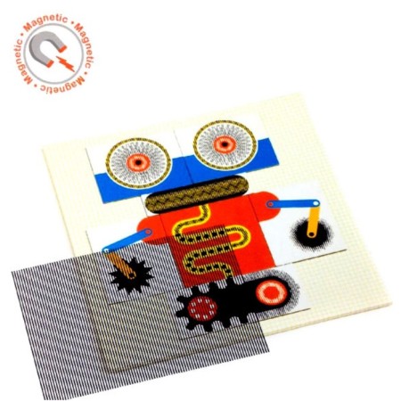 Magnetic puzzle animator "Robot"-1