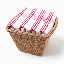 A set of decorative napkins Ethel Red 30x30cm., 4pcs, 100%HL.