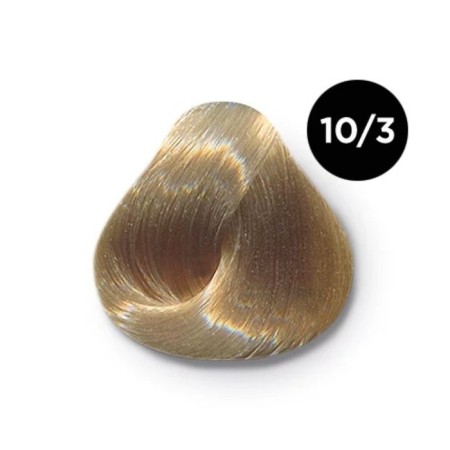Cream-color hair Permanent Ollin Professional Color, tone 10/3 light blond golden, 100 ml-1