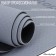 Fitness and yoga mat, 183x61x0.6 cm, gray/black color