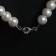Pearl beads "Bride" ball No. 8, white color, l = 40 cm