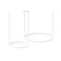 Dimic -shaped suspension, size 90x60 (40+60) x150 cm 60W, LED, 4000K, with FDU
