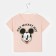 Shorted T -shirt "Hey Mickey" Mickey Mouse, pink color