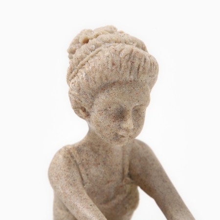 Polystone statuette "Ballerina" white 31 x 17.5 x 21.5 cm-5