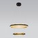 Smart suspended lamp Imperio, SMD, LED tape, 59x59 cm
