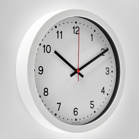 Watch wall, series: classic, d-28 cm, white-1