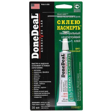 Waterproof glue done deal "glue to death" transparent 30 ml