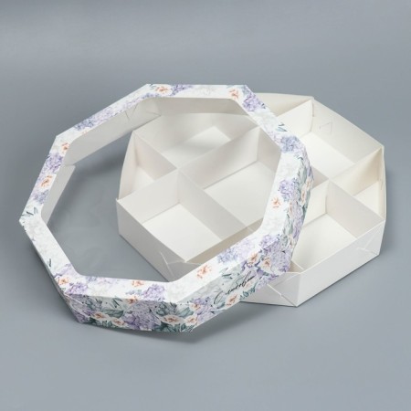 Confectionery box, packaging, “with love”, 29 x 29 x 5 cm-1