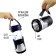 Camping hiking spotlight for tourism, 2 in 1, LED, 5 W + 1 W