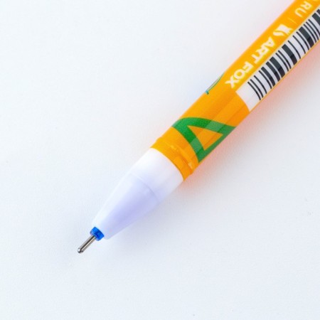 Pen Plastic Write-Write with a cap “Happy pen”, blue paste, gel 0.5 mm-3
