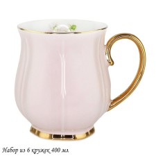 Set of mugs Lenardi Multicolor, 400 ml, 6 pcs