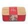 Khlebnitsa Oursson, 29.6 × 19.6 × 11 cm, with a cutting board, red