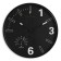 Wall clock, series: interior, "Griik", D-30 cm, with thermometer