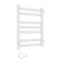 Towel Electric Laris Hephaestus Cheka, 500x800 mm, 7 crossbars, right, white