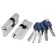 Punto Z400/80 CP, 30x10x40 mm cylinder mechanism, chromium color