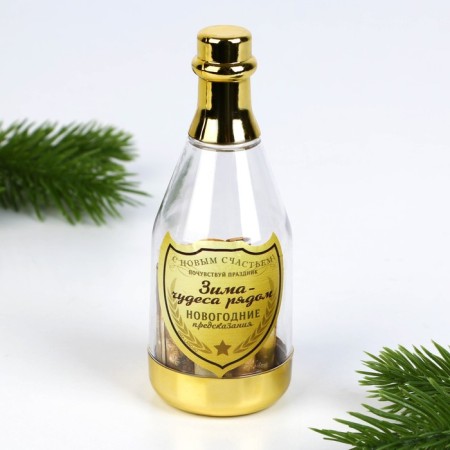 New Year's wishes in the bottle "Winter is the time of miracles", 15 scrolls-2