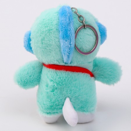 Soft toy "cat in a suit" on a key fob, 12 cm-2