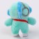 Soft toy "cat in a suit" on a key fob, 12 cm