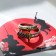 Ring "Japan" rounded katana, black silver + black gold, 21 size